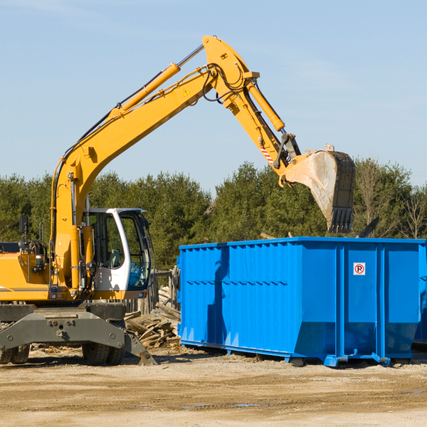 are there any restrictions on where a residential dumpster can be placed in Rockland New York